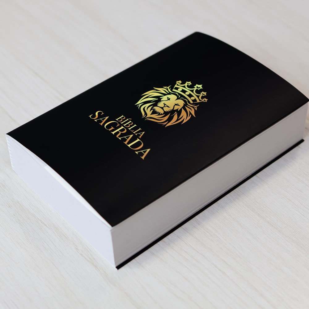 Bíblia Sagrada Leão Coroado | NVI | Capa Brochura