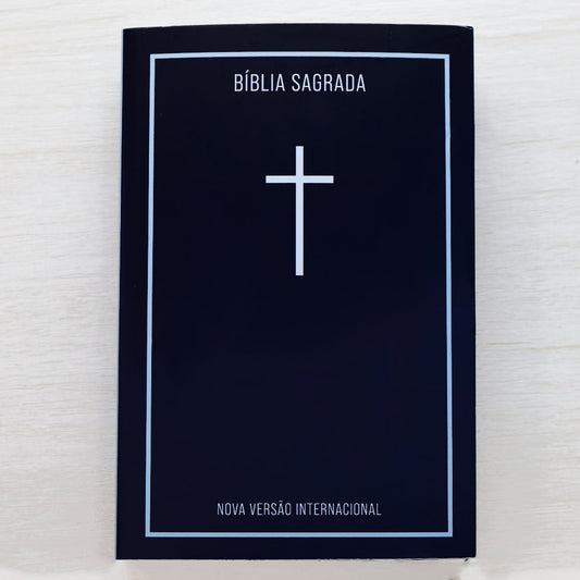 Bíblia Sagrada Cruz Azul | NVI | Capa Brochura