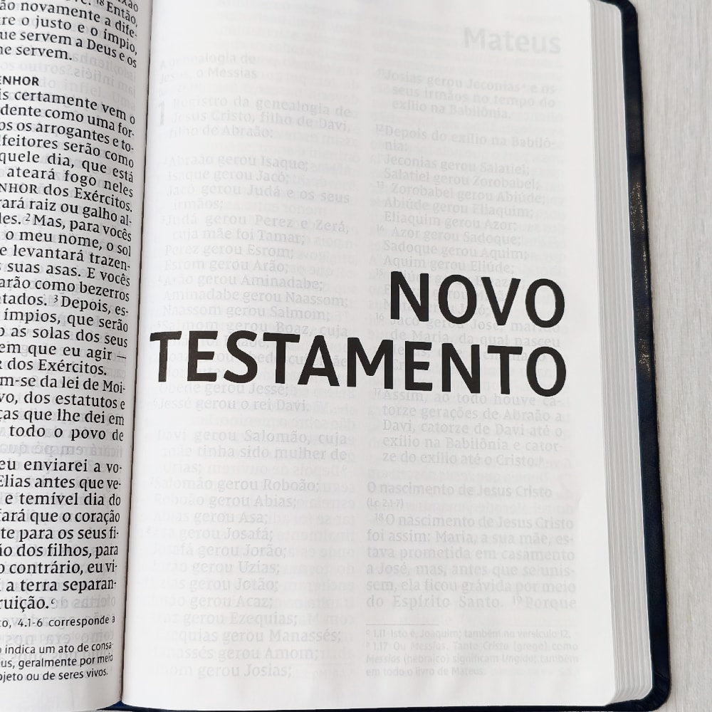 Bíblia Sagrada | NVI | Letra Sênior | Capa Azul