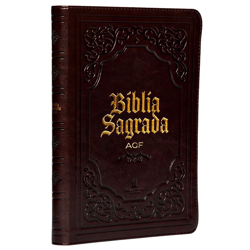 Bíblia Sagrada Slim | ACF | Luxo Marrom