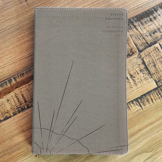 Biblia Sagrada Slim | ACF | Luxo Cinza
