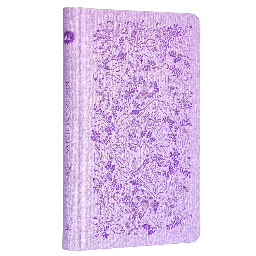 Bíblia Sagrada Slim | ACF | Luxo Lavanda