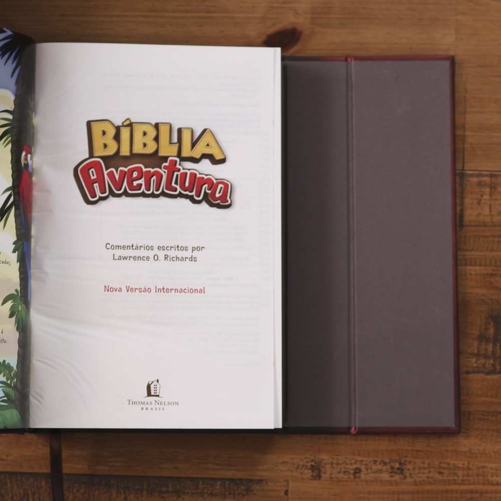 Bíblia Aventura Para Crianças | NVI | Leitura Perfeita | Capa Dura Leão com Fechamento em Imã