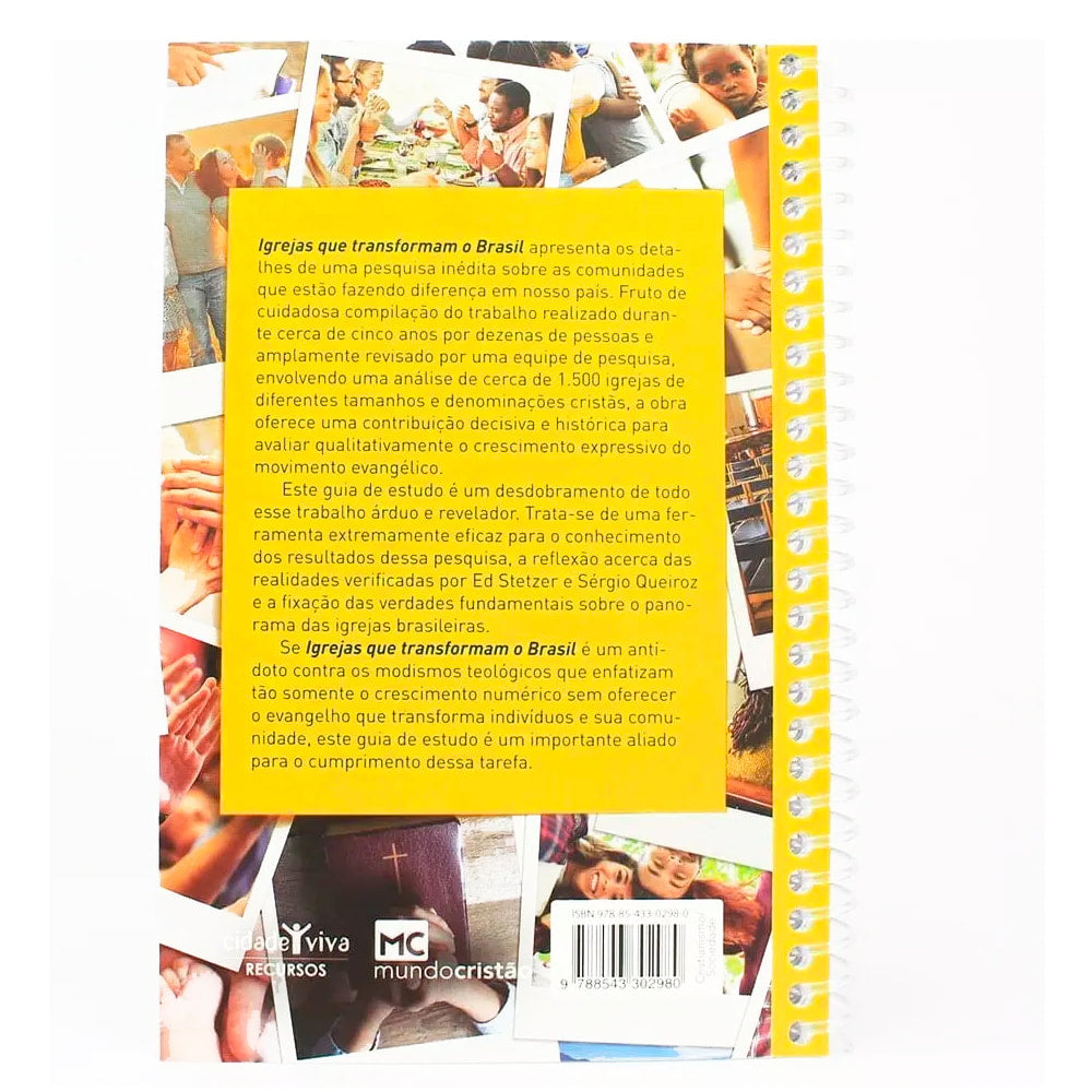 Guia De Estudos | Igrejas Que Transformaram o Brasil | Ed Stetzer | Sérgio Queiroz