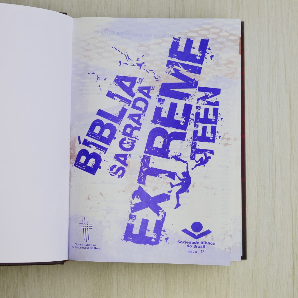 Bíblia Sagrada Extreme Teen | Cruz | NTLH | Capa Dura