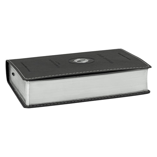 Bíblia Sagrada | Letra Supergigante | NAA | Capa Luxo Cinza Peixe