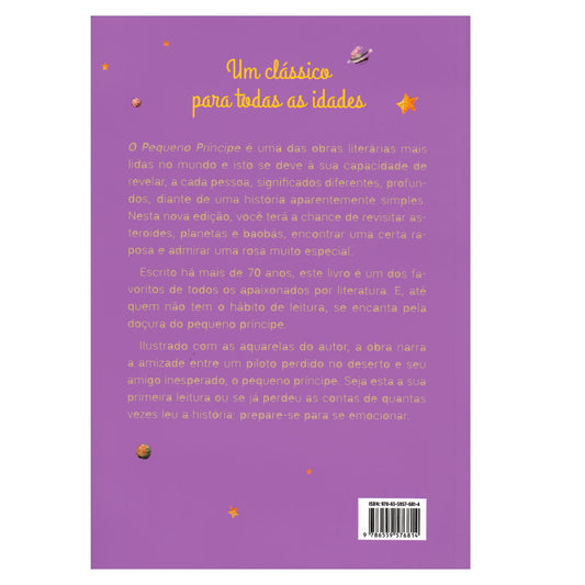 O Pequeno Príncipe | Veríssimo | Antoine de Saint-Exupéry | Roxo Pastel