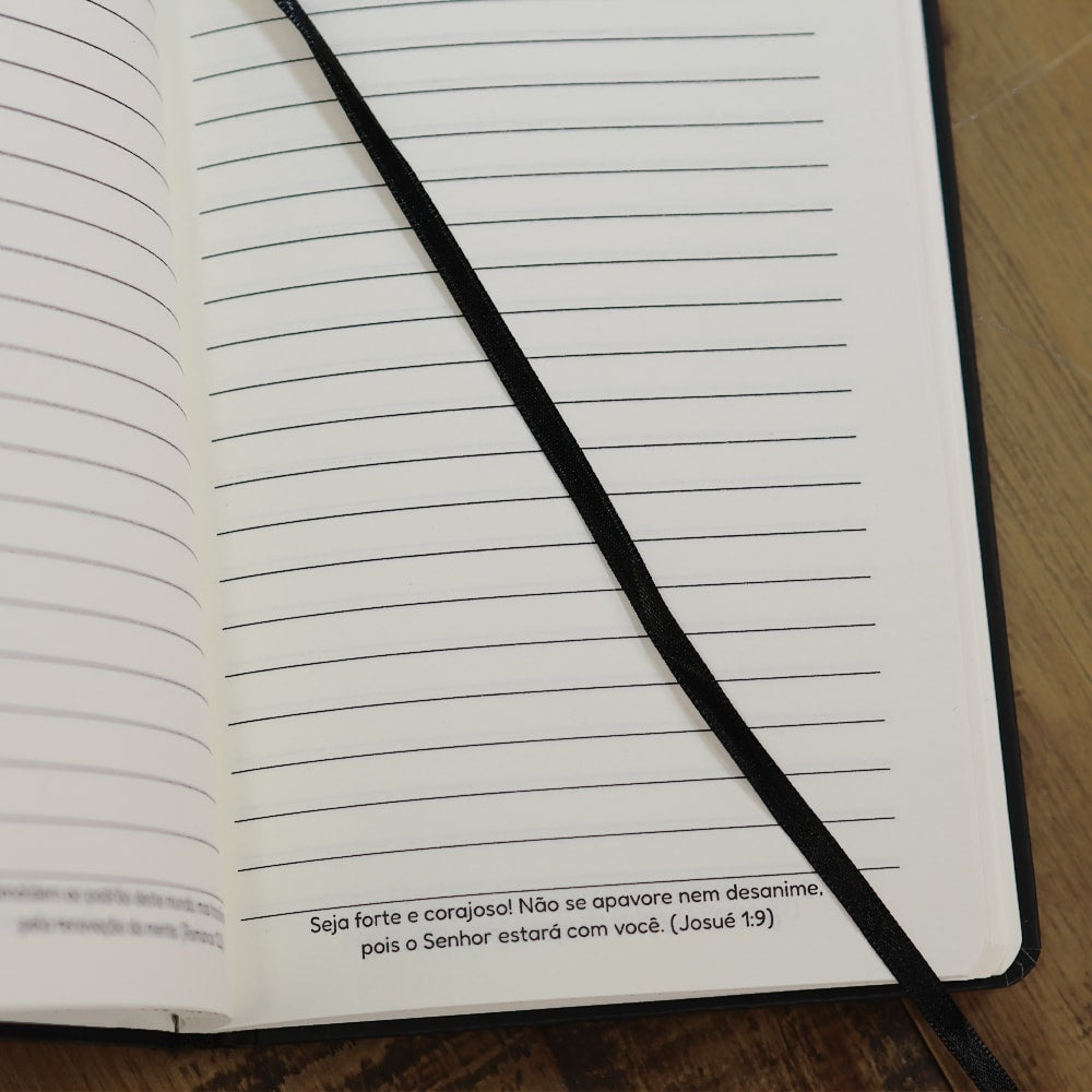 Caderno Moleskine | Com Pauta | Capa Leão Colorido