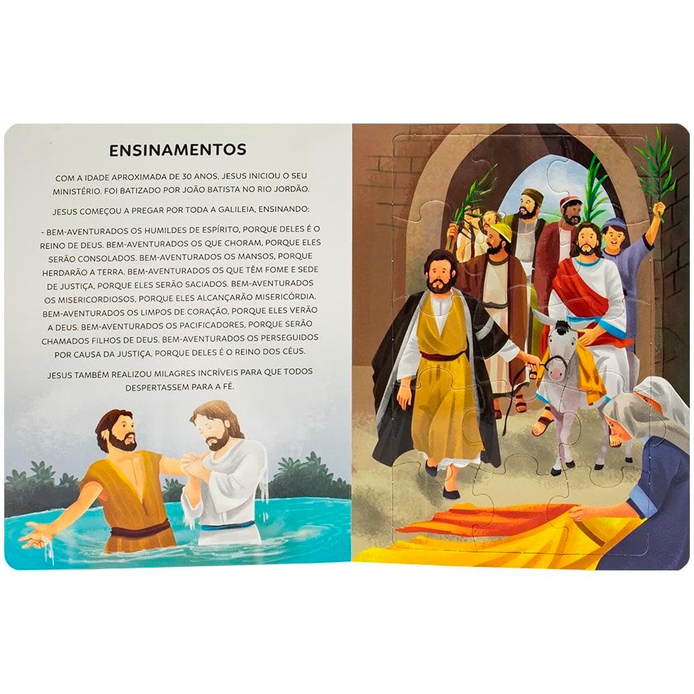 A História de Jesus Em Quebra-Cabeça | Acima de 4 Anos