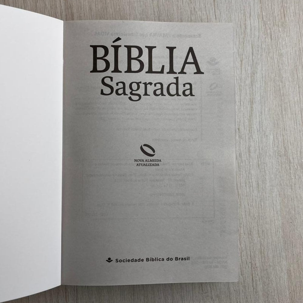 Bíblia Sagrada Lírios Laranja | NAA | Letra Normal | Capa Ilustrada