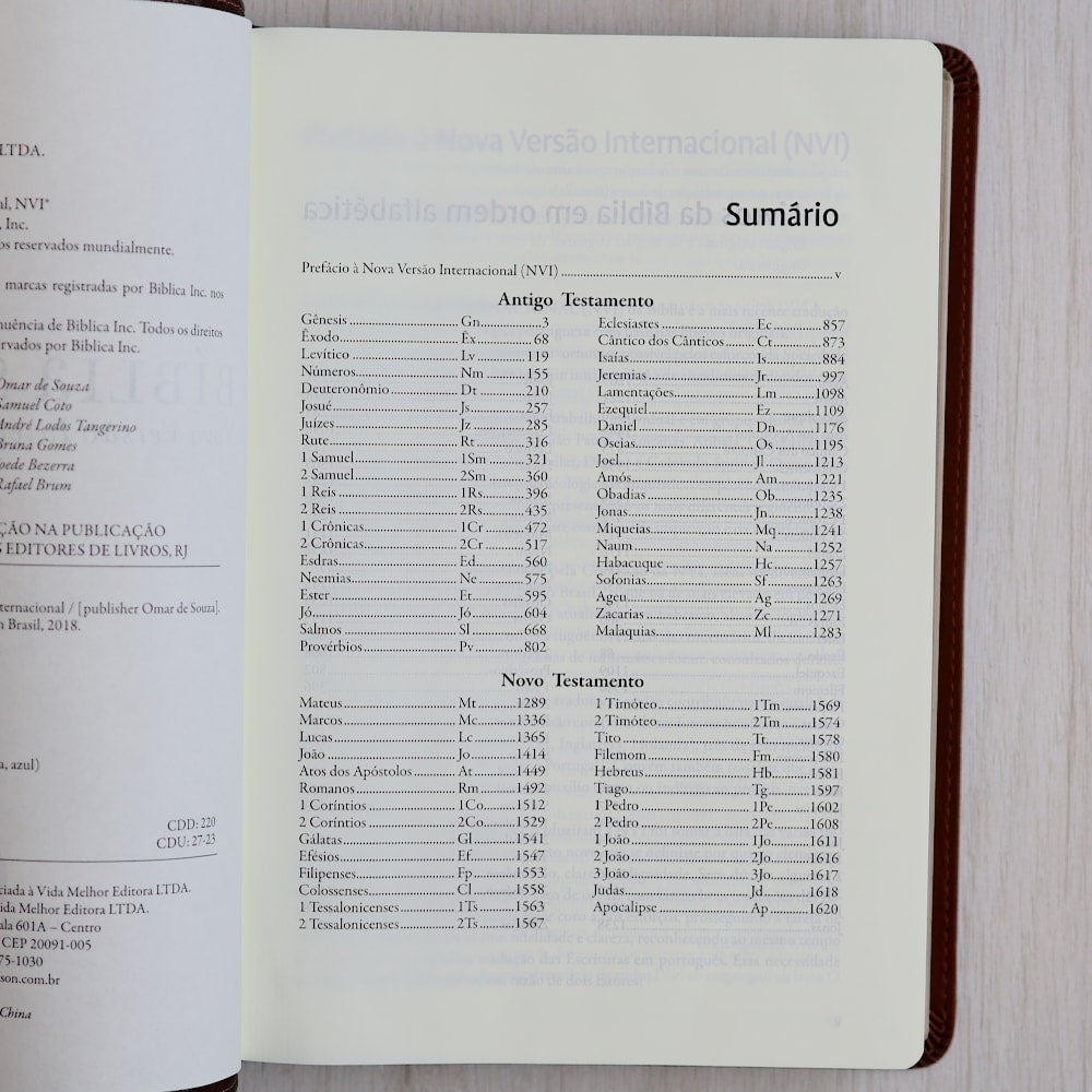 Bíblia Sagrada | NVI | Leitura Perfeita | Espaço Para Anotação | 2 Tons de Marrom
