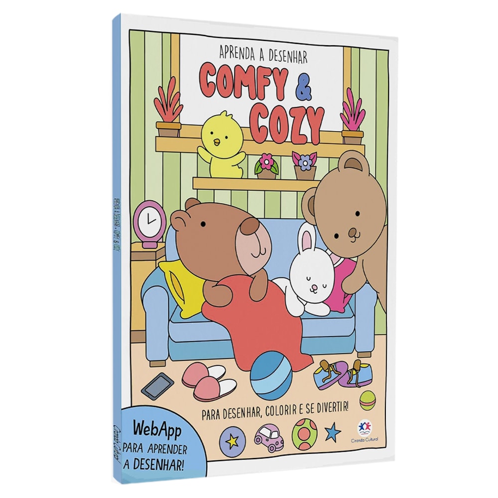 Aprenda a Desenhar | Comfy e Cozy | Livro de Colorir