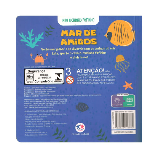 Livro Toque e Sinta | Meu Bichinho Fofinho | Mar de Amigos