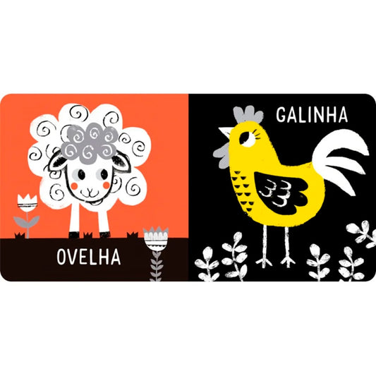 Meus Primeiros Animais | Em Alto-Contraste Para Bebês