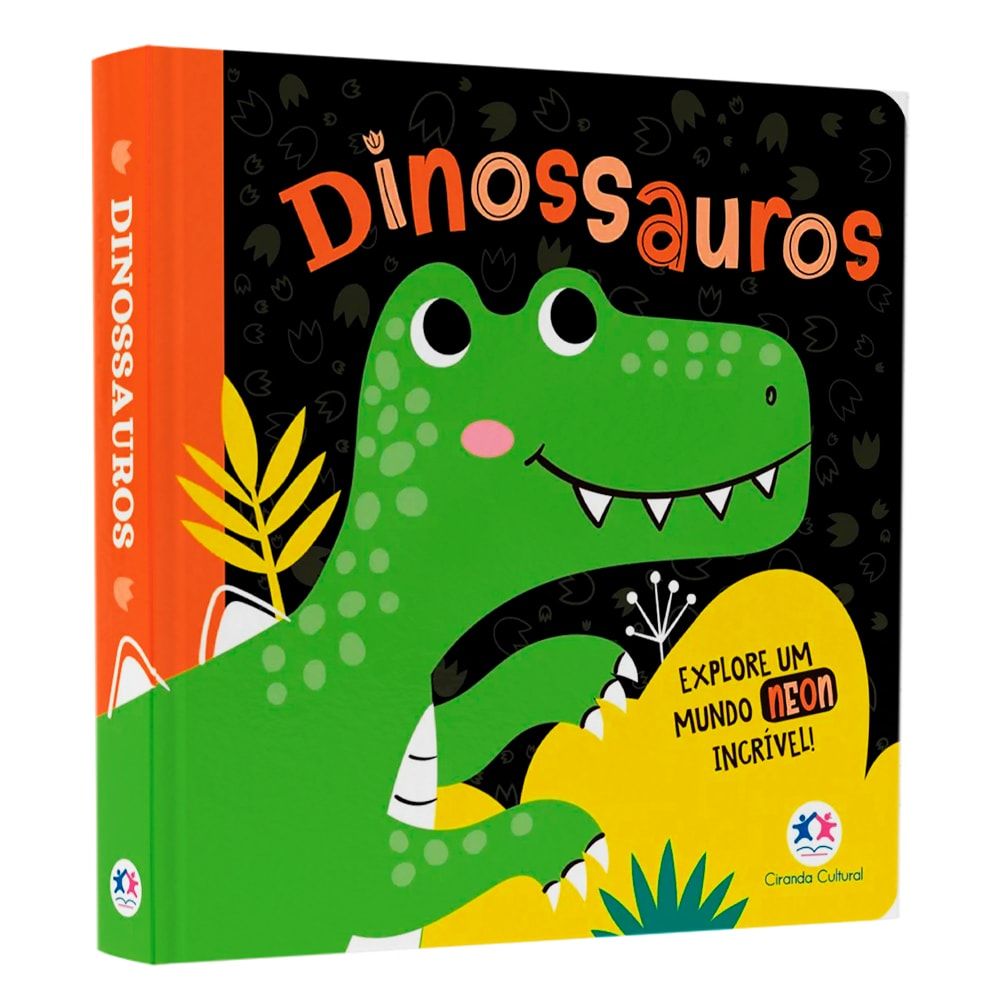 Livro Dinossauros | Cartonado | Neon