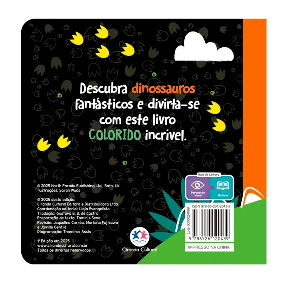 Livro Dinossauros | Cartonado | Neon