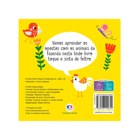 Os Opostos da Fazenda | Cartonado | Descobertas e Aprendizados