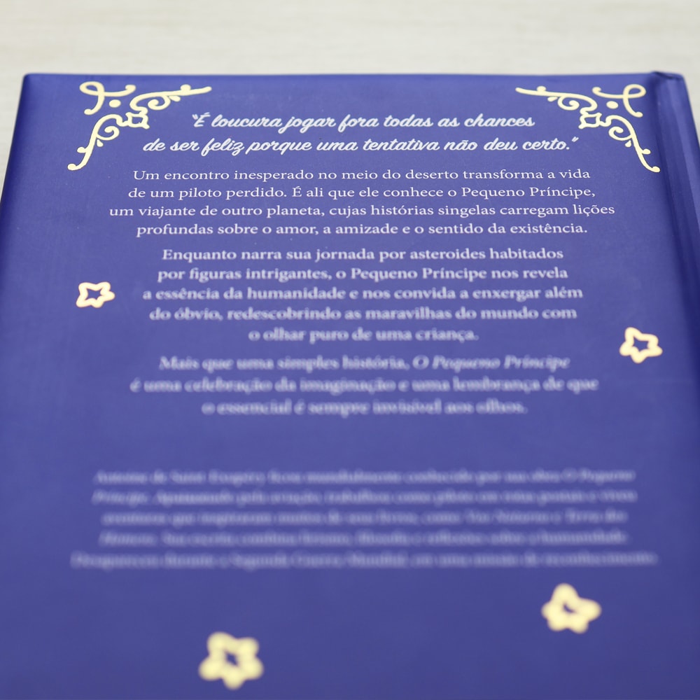 O Pequeno Príncipe | Capa Almofadada Azul