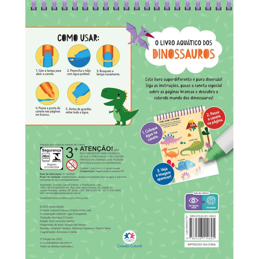 O livro aquatico dos dinossauros