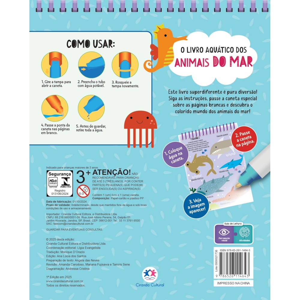 O livro aquatico dos animais do mar