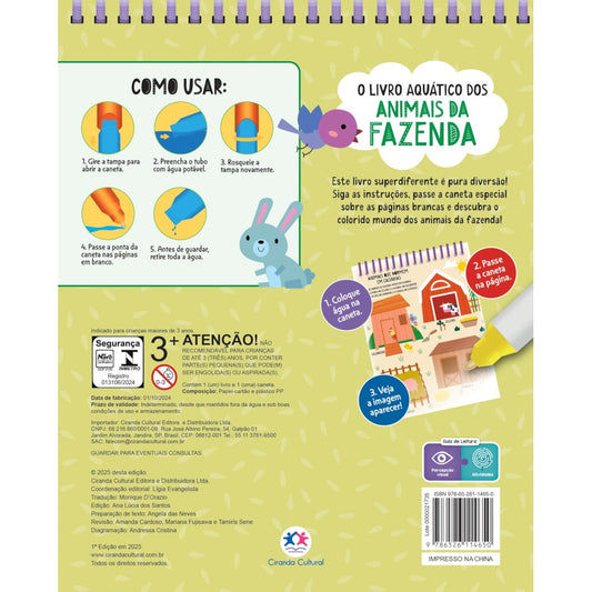 O livro aquatico dos animais da fazenda