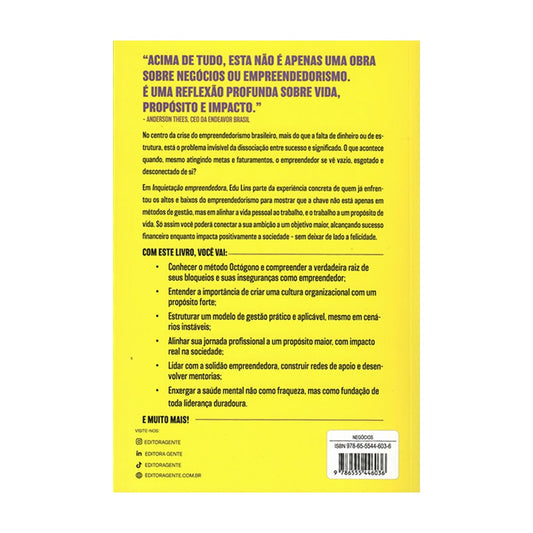 Inquietação Empreendedora | Edu Lins