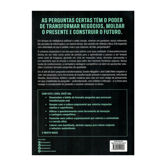 A Arte de Fazer Perguntas Transformadoras | Sandro Magaldi e José Salibi Neto