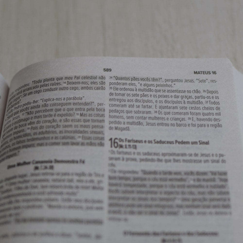 Bíblia Sagrada Lettering | NVI | Capa Brochura Azul