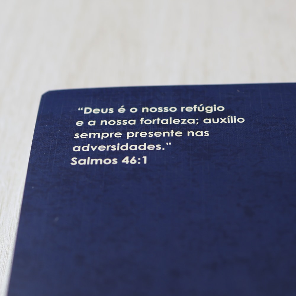 Bíblia Sagrada Lettering | NVI | Capa Brochura Azul