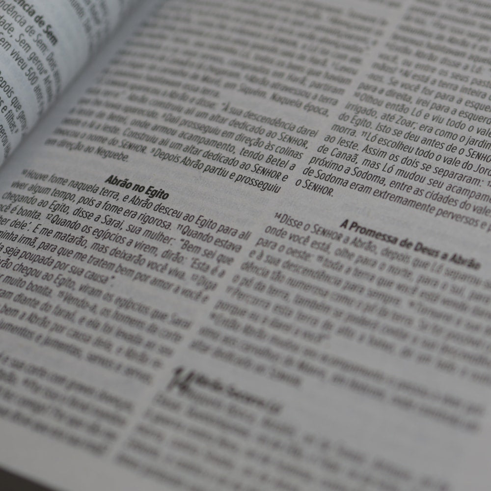 Bíblia Sagrada Lettering | NVI | Capa Brochura Azul