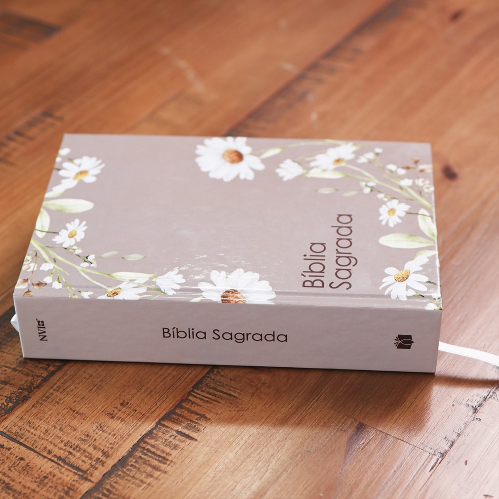 Bíblia Sagrada Flores | NVI | Capa Dura