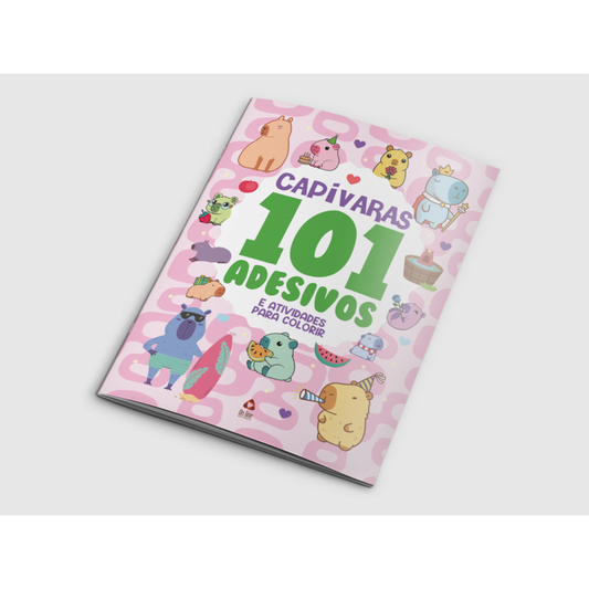 101 Adesivos Atividades e Desenhos para Colorir Capivara