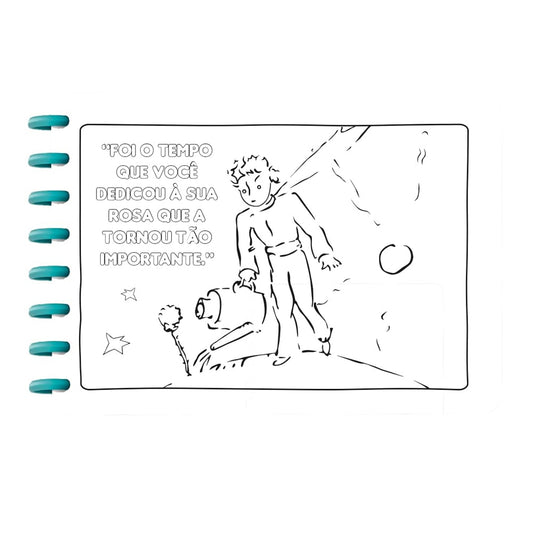 Cute e Comfy O Pequeno Príncipe | Livro de Colorir com Disco | Edição 09