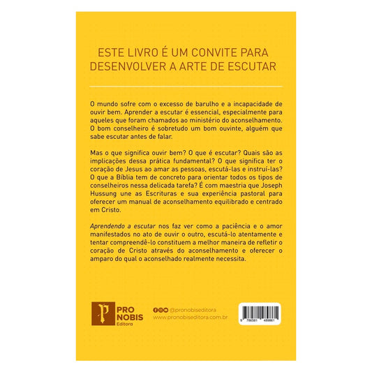 Aprendendo a Escutar | Joseph Hussung