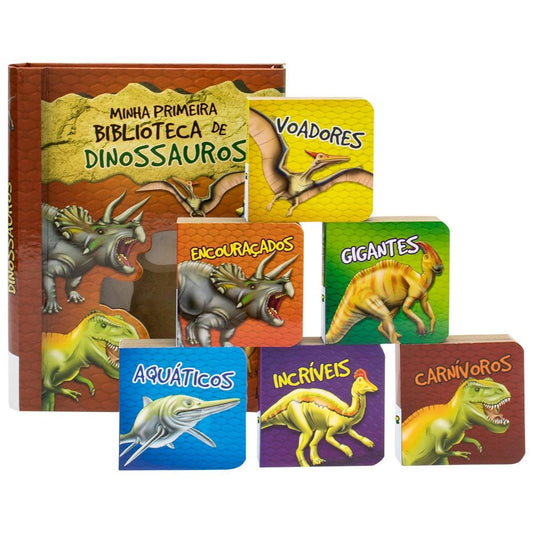BOX C/6 UND: MINHA PRIMEIRA BIBLIOTECA DE DINOSSAUROS