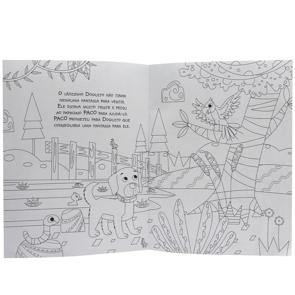 AMIGUINHOS PARA COLORIR: CAOZINHO