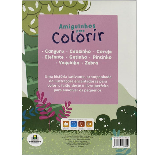 AMIGUINHOS PARA COLORIR: CORUJA