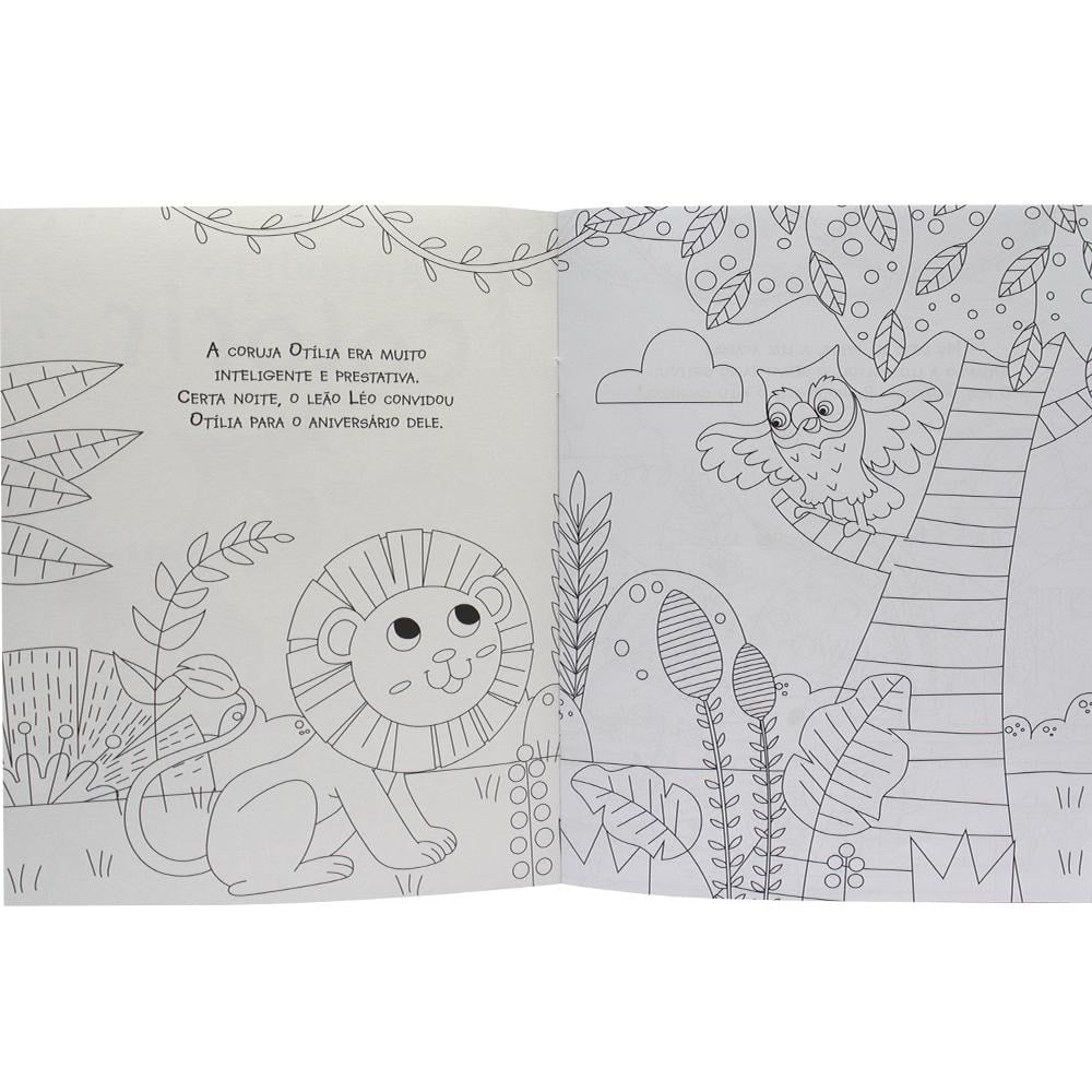 AMIGUINHOS PARA COLORIR: CORUJA