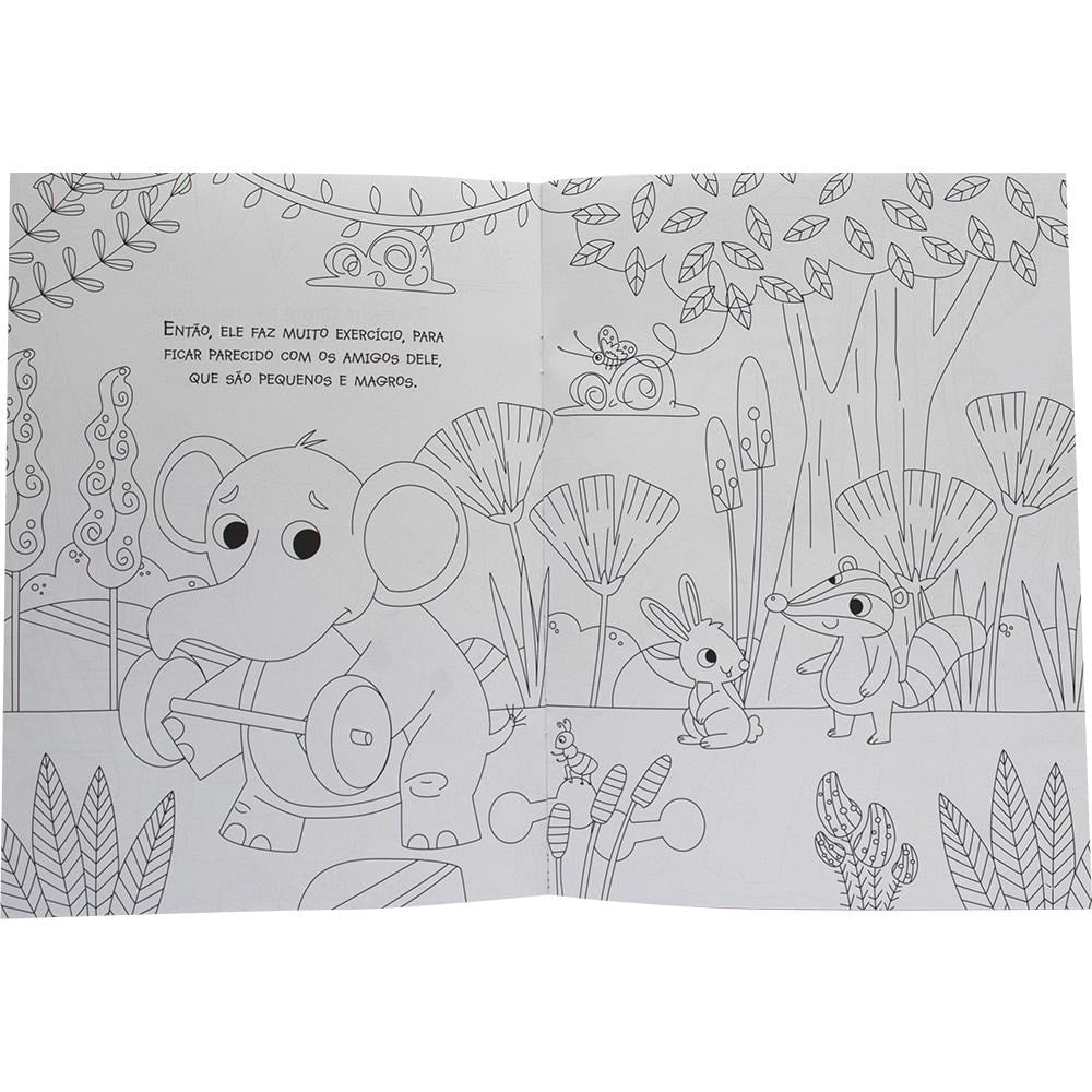 AMIGUINHOS PARA COLORIR: ELEFANTE