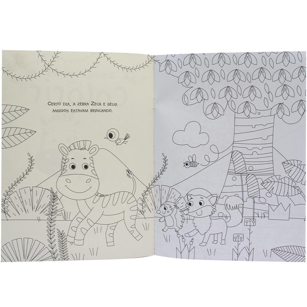 Amiguinhos para Colorir: Zebra | Todolivro