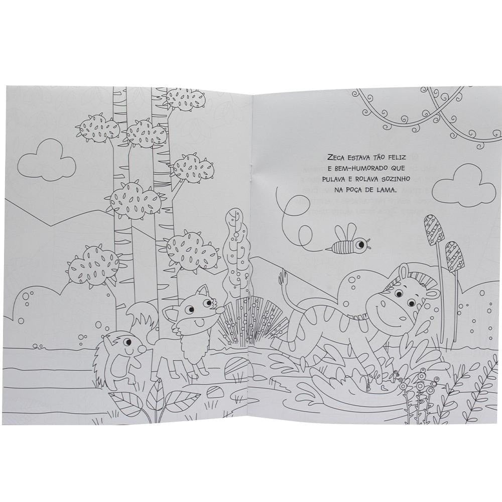 Amiguinhos para Colorir: Zebra | Todolivro
