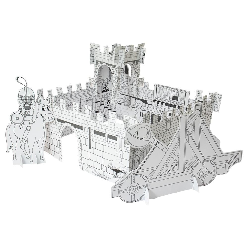 COLORIR E MONTAR: CASTELO