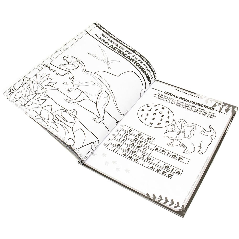 COLORIR & ATIVIDADES (100 PG): FANTASTICOS DINOSSAUROS