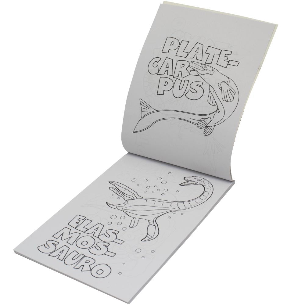 LIVRO-BLOCO DE COLORIR: DINOSSAUROS