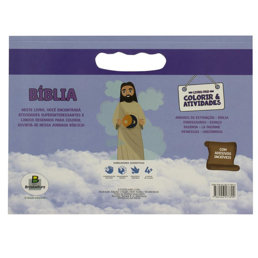 "LIVRO-PAD COLORIR & ATIVIDADES: BIBLIA
"