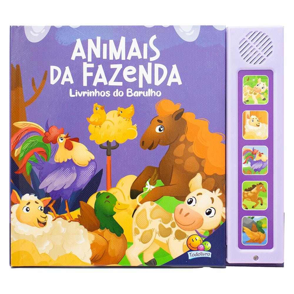 "LIVRINHOS DO BARULHO! ANIMAIS DA FAZENDA
"