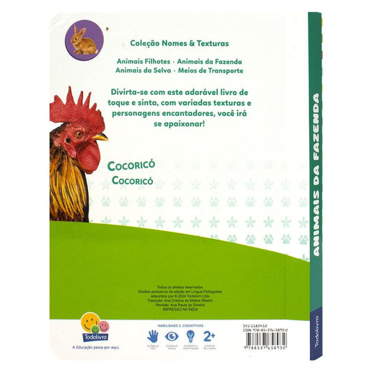 "NOMES & TEXTURAS: ANIMAIS DA FAZENDA
"