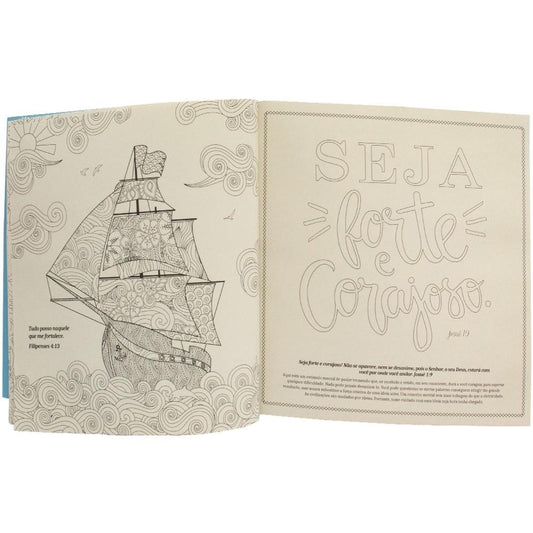 "LIVRO PARA COLORIR: TUA GRACA ME INSPIRA
"