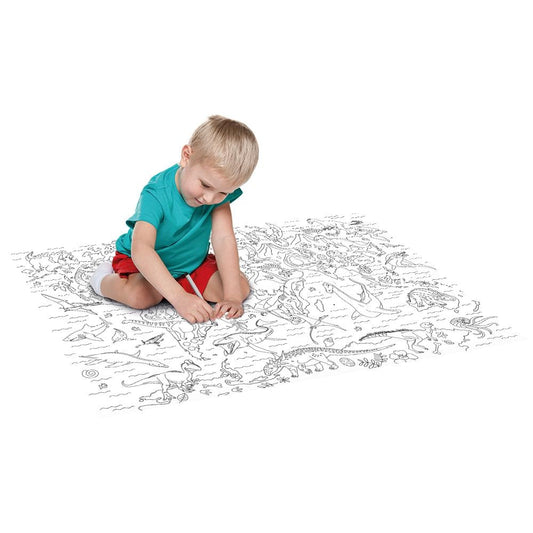 LIVRO-TAPETE PARA COLORIR: DINOS