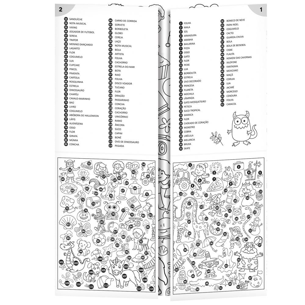 "LIVRO-TAPETE PARA COLORIR: MAIS DE DESENHOS INCRIVEIS
"